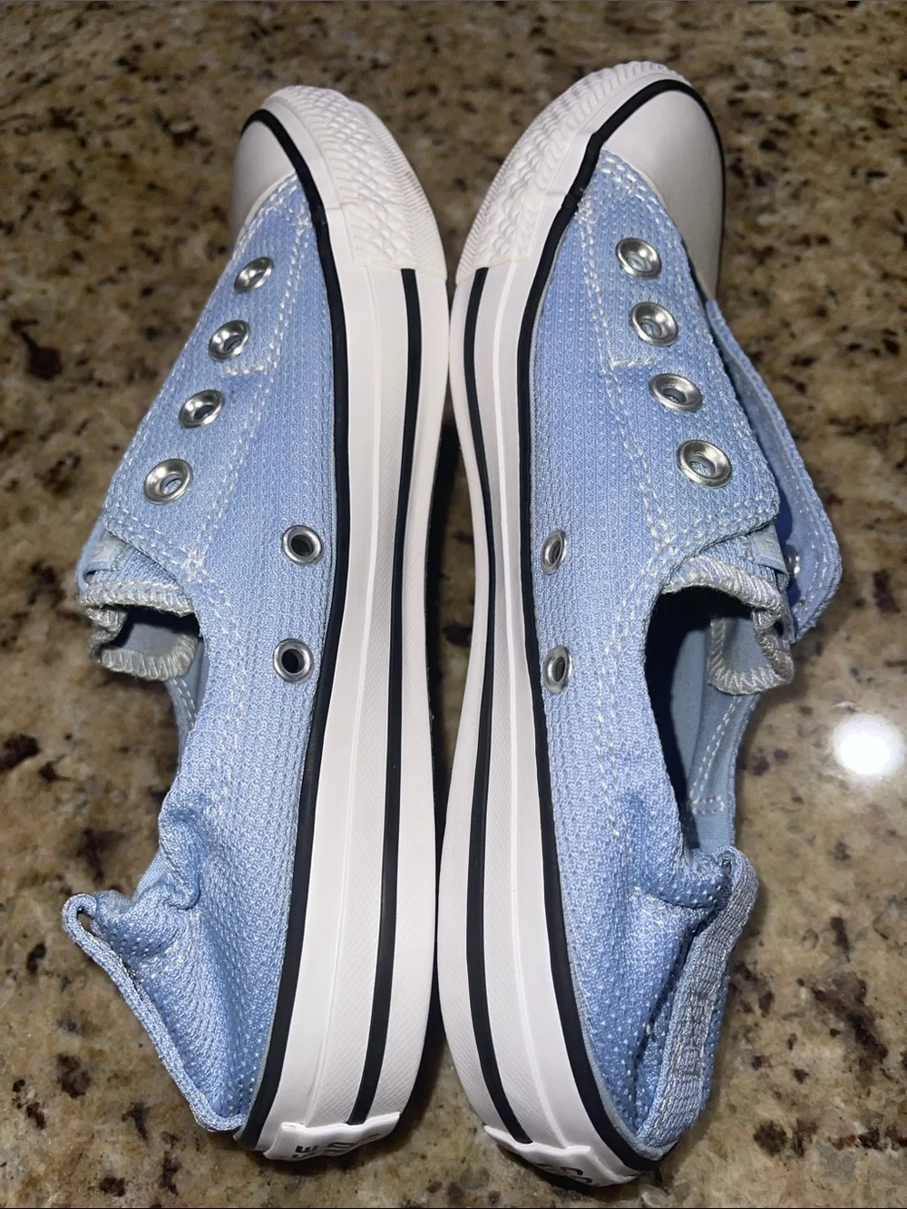 Converse All Star Shoreline Slip-On Sneakers in Light Blue
